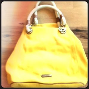 Large canvas bucket bag